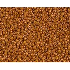 Rocaille 15/0 Miyuki 1479 Dyed Opaque Pumpkin x7g