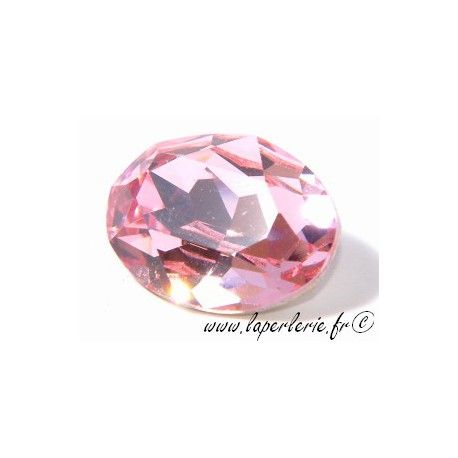 Cabochon ovale 4120 18X13mm LIGHT ROSE  - 1