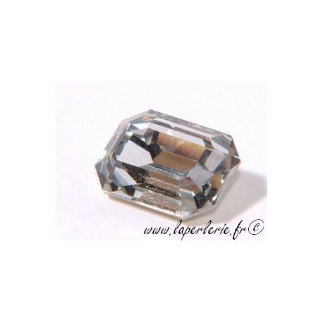 Cabochon rectangle 4610 10X14mm CRYSTAL SHADOW