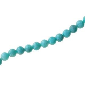 Ronde 6mm AMAZONITE BLEU x1 fil de 40cm