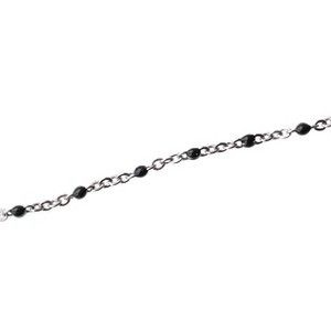 Chaîne Acier Inoxydable Boule Emaillée JET x1 fil de 1m