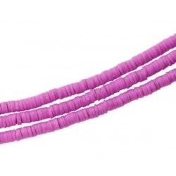 Heishi Beads 6x1mm LILAC x1 wire of 45cm