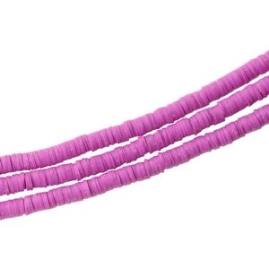 Rondelles Heishi 6x1mm LILAS x1 fil de 45cm