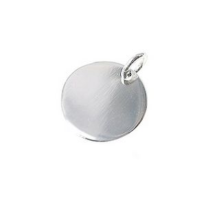 Sequin rond avec anneau 18mm ép. 0.7mm Argent 925 x1