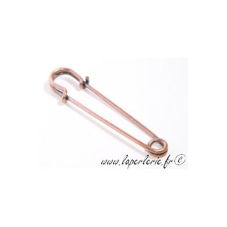Epingle à kilt 8cm CUIVRE  - 1