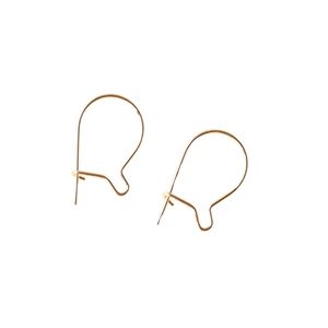 Crochet BO Fil 14mm GOLD FILLED 14cts x2