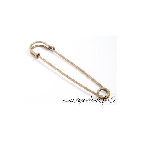 Epingle à kilt 10cm LAITON  - 1