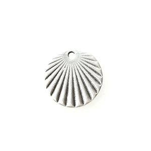 Sequin rayon de soleil 15.70mm ARGENTÉ VIEILLI x1