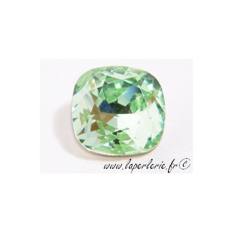 Cabochon carré 4470 12mm CHRYSOLITE  - 1
