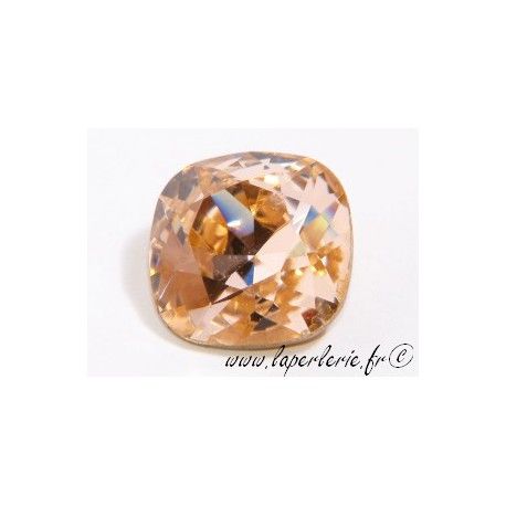 Cabochon carré 4470 12mm LIGHT PEACH  - 1