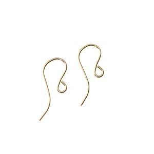 Crochets BO S 19x6.6mm Gold FIlled 14cts x 2