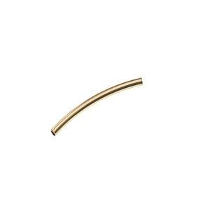 Tube courbé 20 x 1.5mm  Gold FIlled 14cts x1