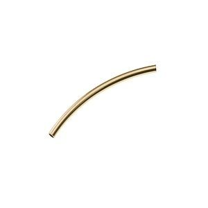 Tube courbé 25 x 1.5mm  Gold FIlled 14cts x1