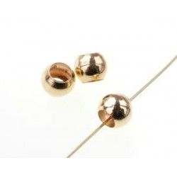 Ronde 6mm gros trou Gold FIlled 14cts x1