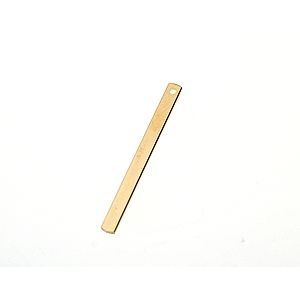 Breloque barre 25.6 x 2.35 mm GOLD FILLED 14cts x1