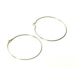 Hoop Earrings 25mm GOLD FILLED 14cts x2