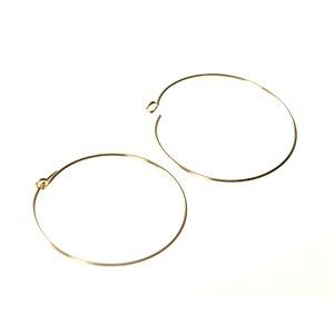 Créoles 25mm GOLD FILLED 14cts x2