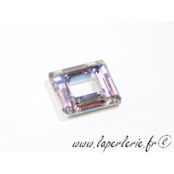Square hollowed 4439 14mm CRYSTAL VITRAIL