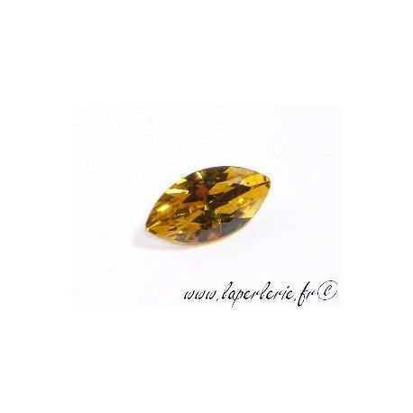 Navette baroque (plus taillée) 4231 10X5mm LIME  - 1