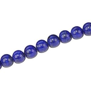 Ronde 8mm LAPIS LAZULI x1 fil de 40cm