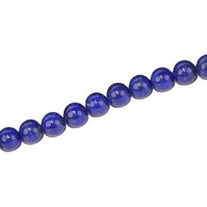 Ronde 4mm LAPIS LAZULI x1 fil de 40cm