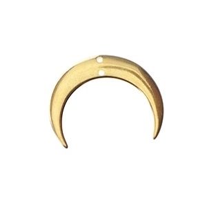 Intercalaire corne 33 x 27mm DORÉ x 1