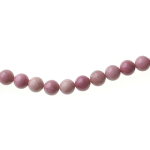 Ronde 8mm RHODONITE x1 fil de 40cm