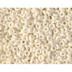 Spacer Miyuki 3mm 2021 Cream Opaque Matte, les 5g.