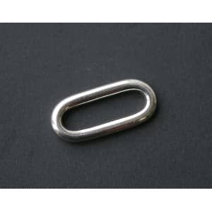 Intercalaire rectangle arrondi 23.5 x 10.3mm ARGENTÉ x 1