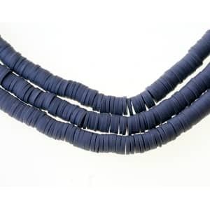 Rondelles Heishi 6x1mm GRIS x1 fil de 40cm