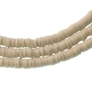 Rondelles Heishi 6x1mm SABLE x1 fil de 45cm