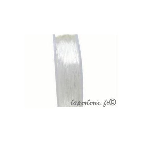Fil élastique transparent 0.7 mm