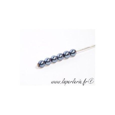 Ronde nacrée 4mm BLACK DIAMOND x 30  - 1