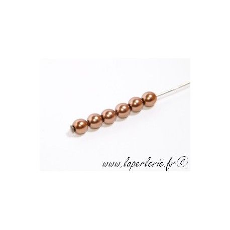 Ronde nacrée 4mm SMOKED TOPAZ x30  - 1