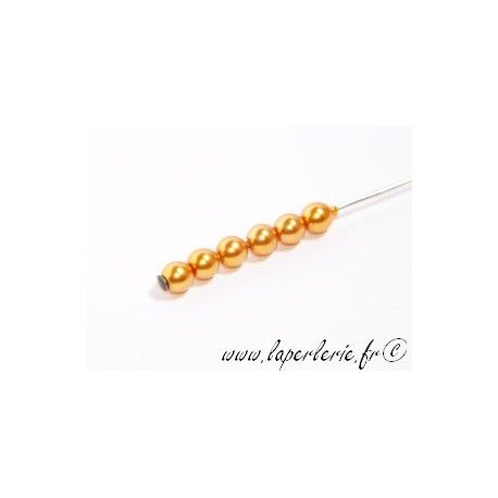 Ronde nacrée 4mm TOPAZ x30  - 1