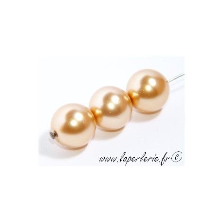 Ronde nacrée 12mm LIGHT COLORADO TOPAZ x10  - 1