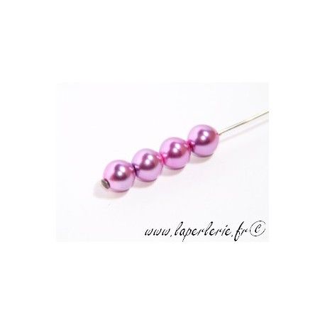 Ronde nacrée 6mm VIOLET x20  - 1