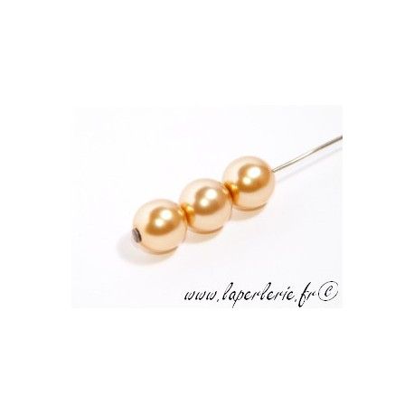 Ronde nacrée 8mm LIGHT COLORADO TOPAZ x10  - 1