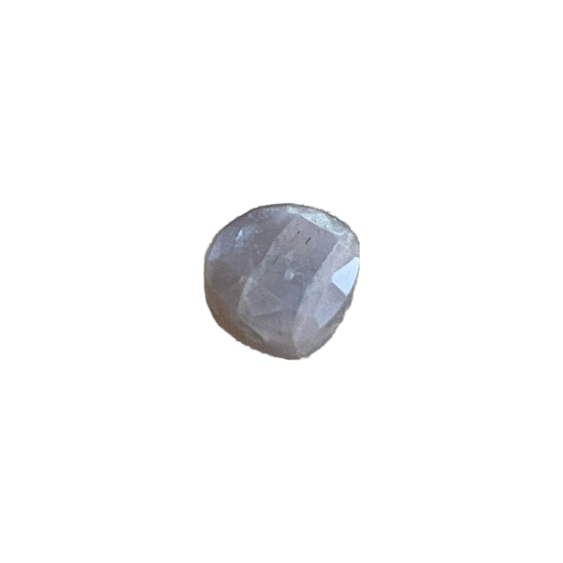 Goutte facettée 7mm pierre de lune x1  - 1