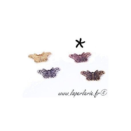 Breloque papillon 22x14mm CUIVRE VIEILLI  - 1