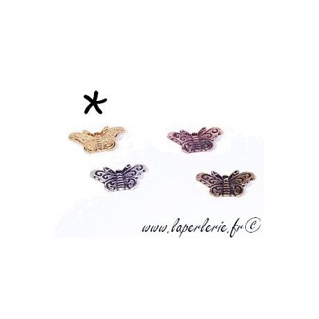 Breloque papillon 22x14mm DORÉ  - 1