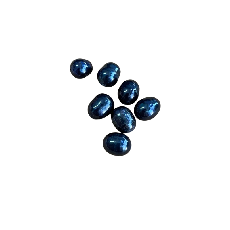 Perle de culture d'eau douce irrégulière noire 7 à 9mm x1  - 2