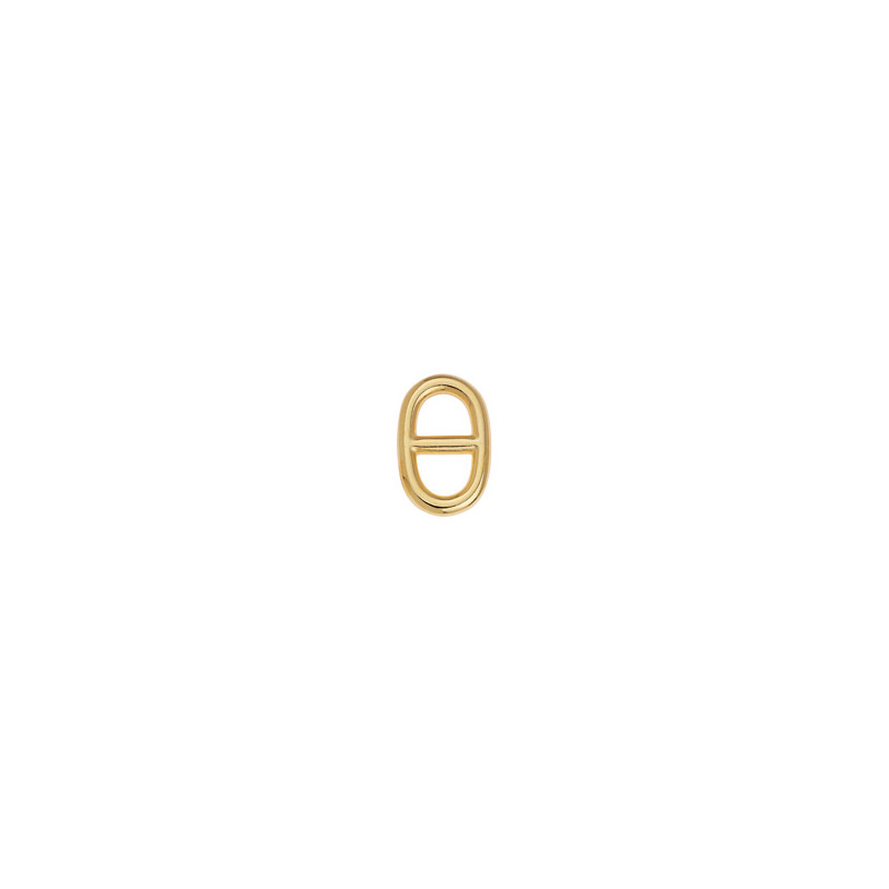 Intercalaire doré lettre THETA alphabet grec 18x12mm x1  - 1