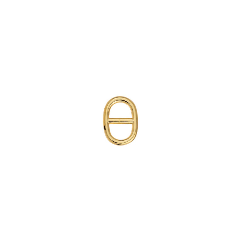 Intercalaire grand modèle doré lettre alphabet grec THETA 24x16mm x1  - 1