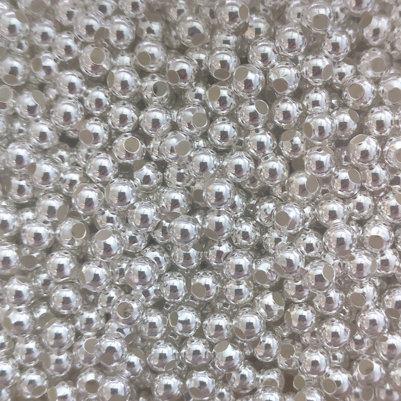 Perles rondes 3mm Argent 925 x10