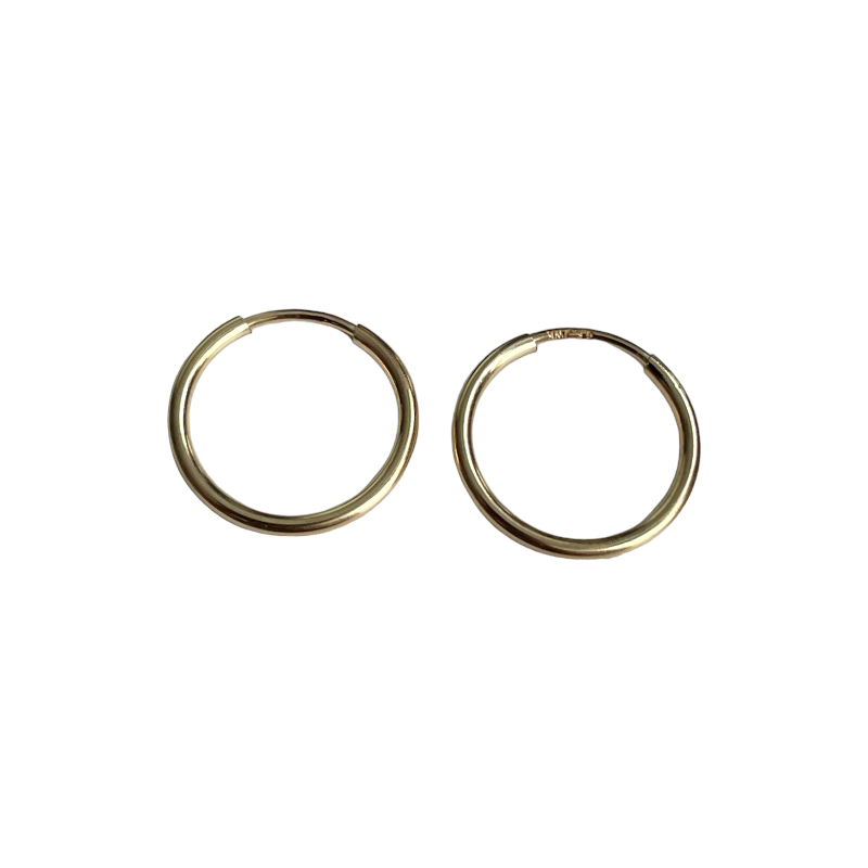 Créoles en Gold Filled 14mm x2