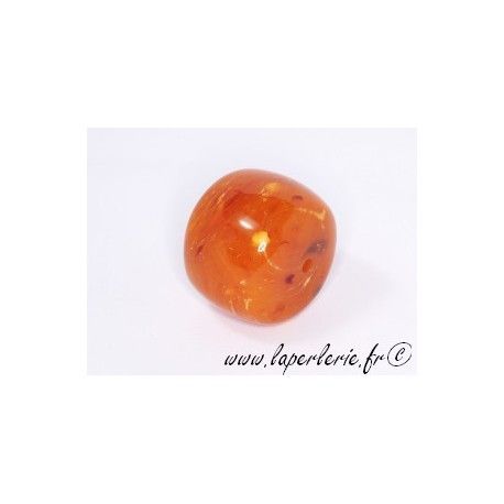 Cylindre 25X22mm AMBRE MIEL  - 1