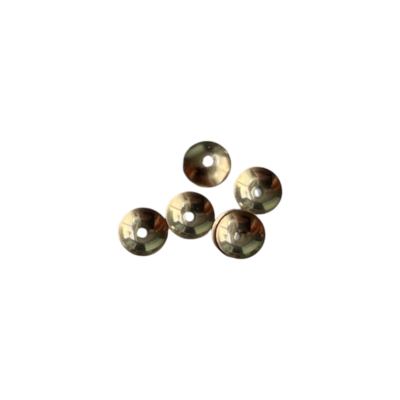 Calottes lisses en Gold Filled 4mm x2