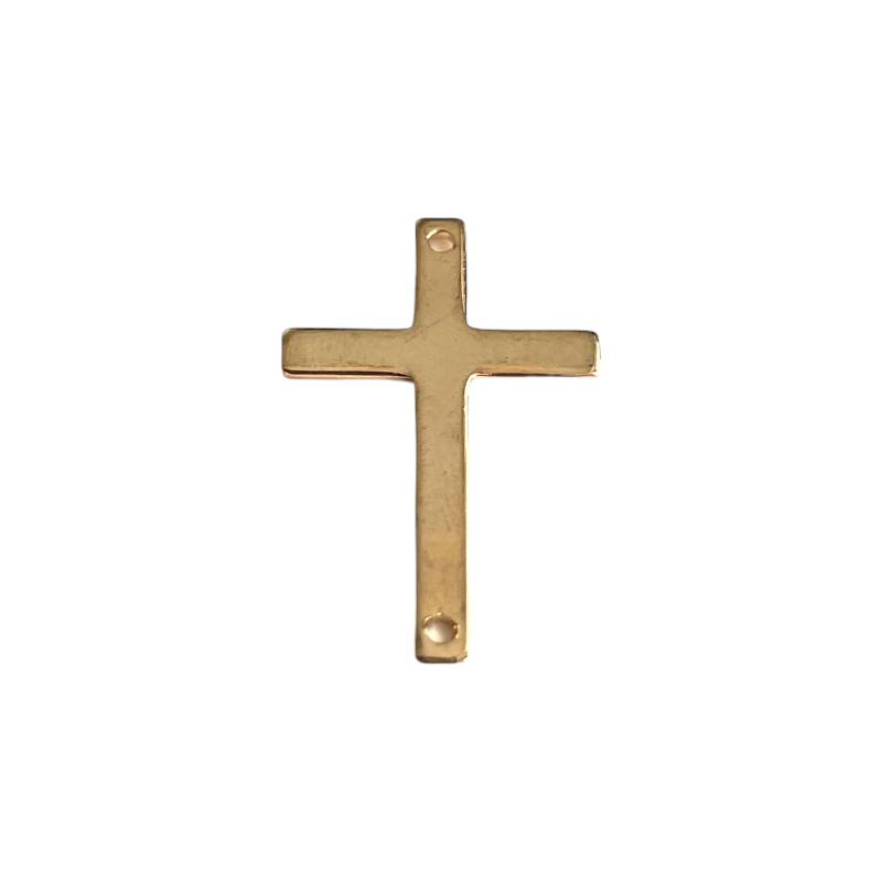 Intercalaire croix en Gold Filled 15x22mm x1