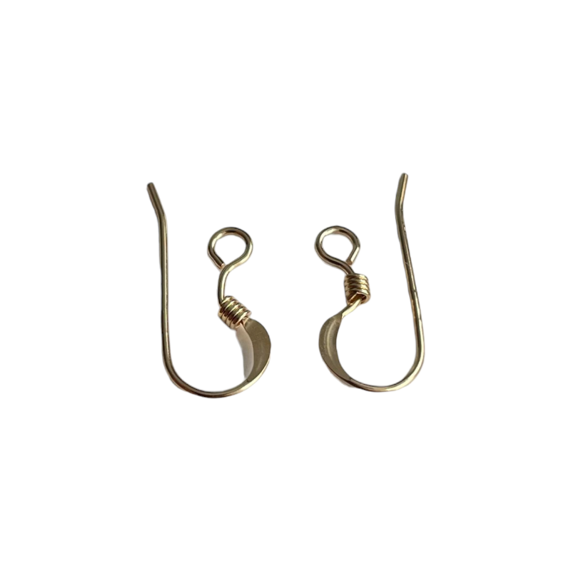 Crochet d'oreille en Gold Filled de 18x8mm x2